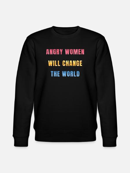 Empowerment für Frauen: Bunte Feministische - Stanley/Stella Unisex Bio-Sweatshirt CHANGER - Schwarz
