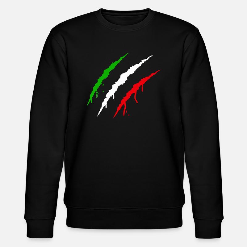 krallen italien - Stanley/Stella Unisex Bio-Sweatshirt CHANGER  - Schwarz