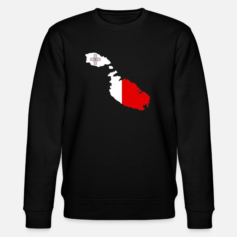 Malta - Stanley/Stella CHANGER Unisex Organic Sweatshirt - black