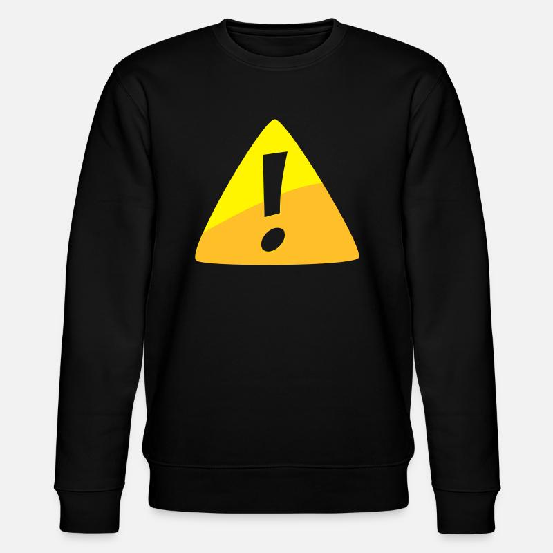 WARNING - Stanley/Stella Unisex Bio-Sweatshirt CHANGER  - Schwarz