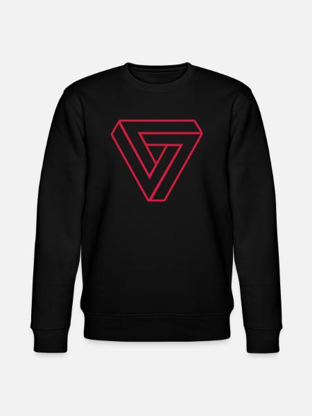 Infinity Triangle - Stanley/Stella CHANGER Unisex Organic Sweatshirt - black