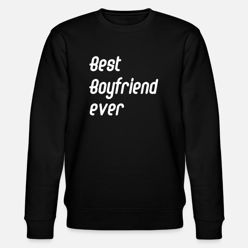 best boyfriend ever - Stanley/Stella Unisex Bio-Sweatshirt CHANGER  - Schwarz