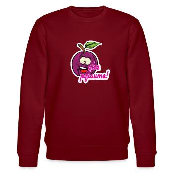 Alte pflaume - Stanley/Stella Unisex Bio-Sweatshirt CHANGER  - Burgunderrot - Vorne - Nik (191cm) & Marisol (170cm)