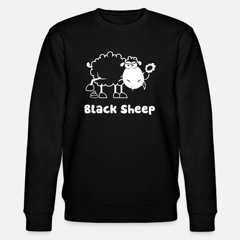 Black Sheep, Black Sheep - Stanley/Stella CHANGER Unisex Organic Sweatshirt - black