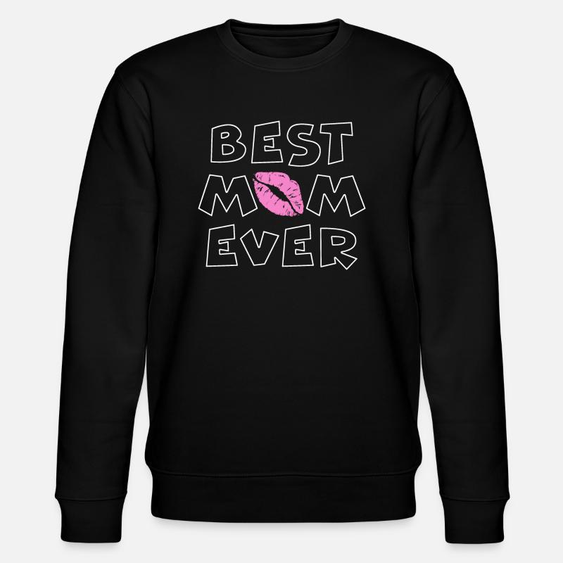 Best mom ever - Stanley/Stella Unisex Bio-Sweatshirt CHANGER  - Schwarz