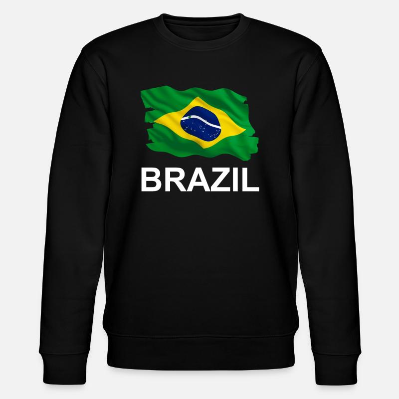 Brasilien - Stanley/Stella Unisex Bio-Sweatshirt CHANGER  - Schwarz