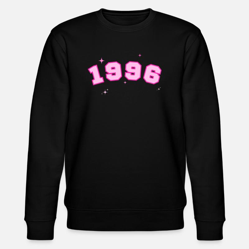 1996 Rose Étoile - Stanley/Stella Unisex Bio-Sweatshirt CHANGER  - Schwarz