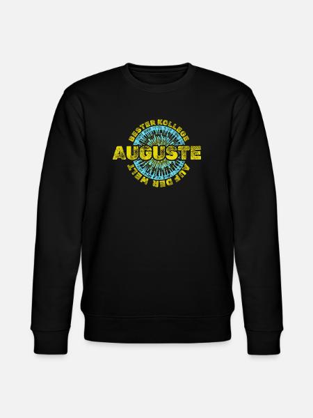 First name Auguste - Stanley/Stella CHANGER Unisex Organic Sweatshirt - black