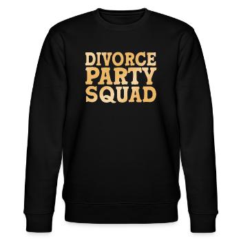Scheidung - Stanley/Stella Unisex Bio-Sweatshirt CHANGER  - Schwarz - Vorne - Nik (191cm) & Marisol (170cm)