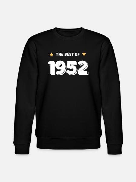 Best of 1952 - Stanley/Stella CHANGER Unisex Organic Sweatshirt - black