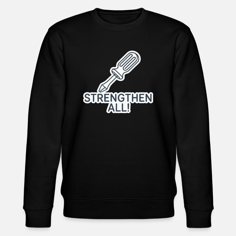 RENFORCEZ TOUT - Sweat bio CHANGER Stanley/Stella Unisexe - noir