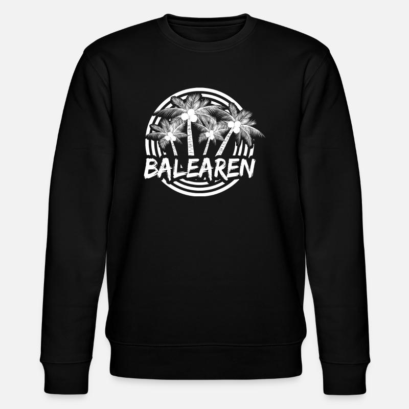 Urlaub Balearen - Stanley/Stella Unisex Bio-Sweatshirt CHANGER  - Schwarz