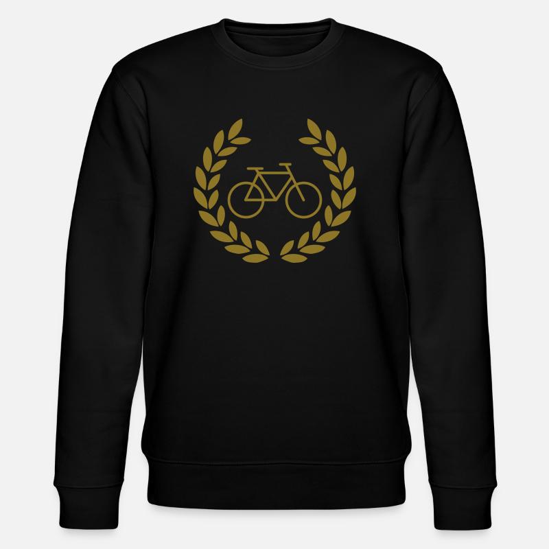 Fahrrad Kranz Deluxe - Stanley/Stella Unisex Bio-Sweatshirt CHANGER - Schwarz