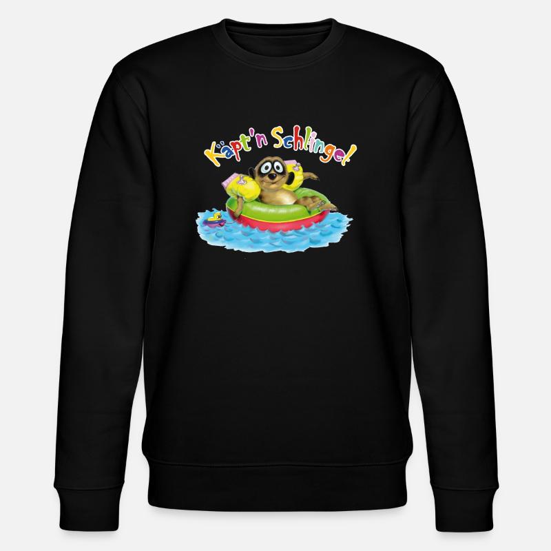 Käpt'n Schlingel - Stanley/Stella Unisex Bio-Sweatshirt CHANGER  - Schwarz