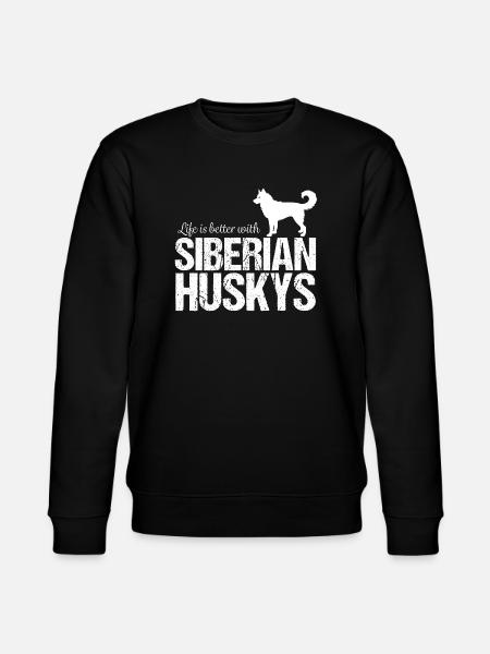 Husky husky - Stanley/Stella CHANGER Unisex Organic Sweatshirt - black
