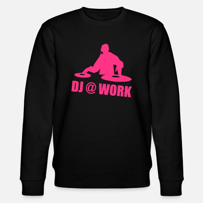 DJ @ Work - Sweat bio CHANGER Stanley/Stella Unisexe - noir