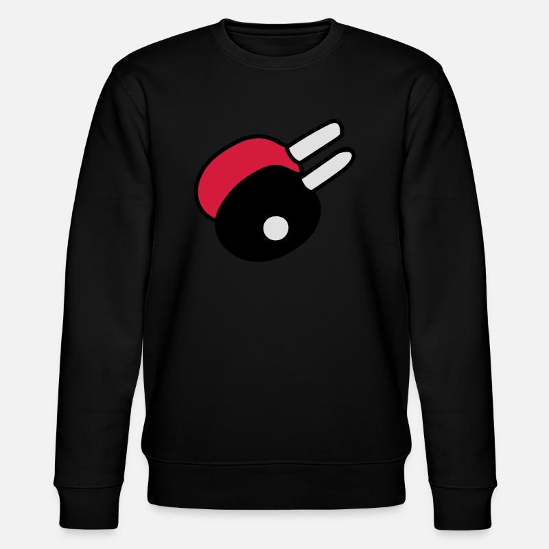 ping pong - Stanley/Stella Unisex Bio-Sweatshirt CHANGER  - Schwarz