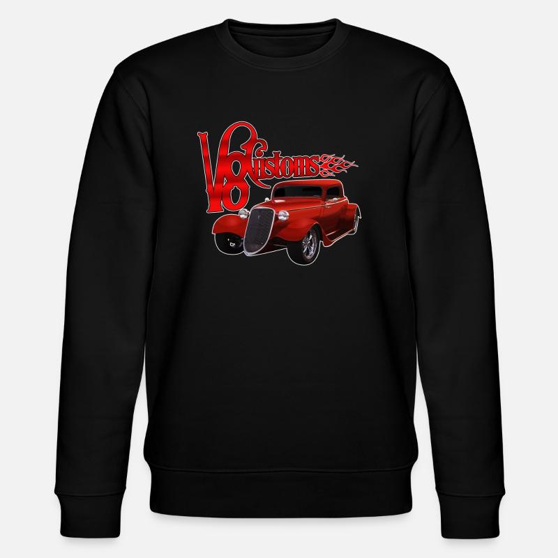 V8 Customs - Stanley/Stella CHANGER Unisex Organic Sweatshirt - black