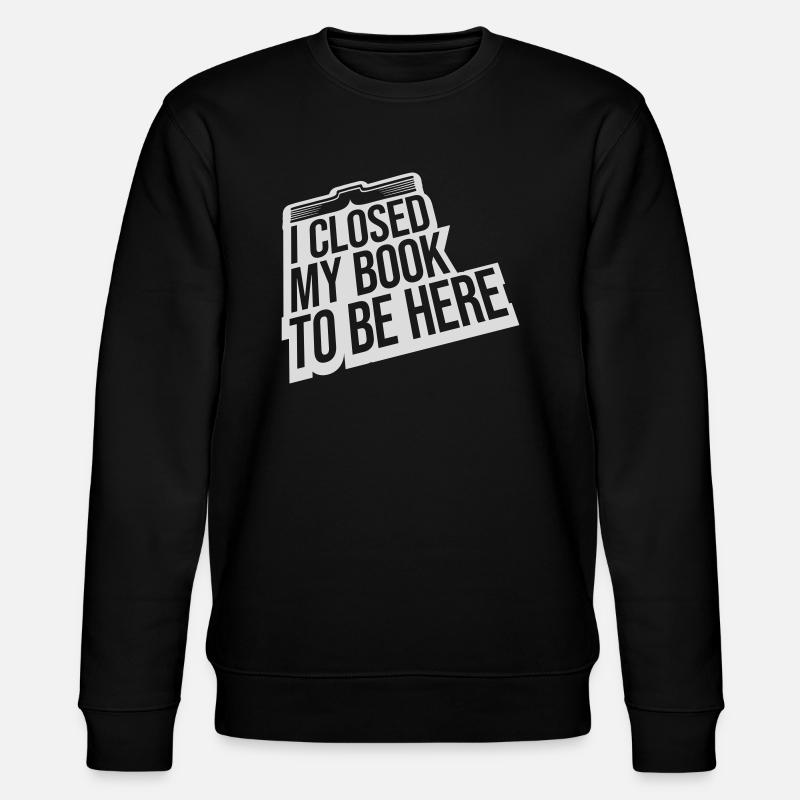 I closed my book - Stanley/Stella Unisex Bio-Sweatshirt CHANGER  - Schwarz