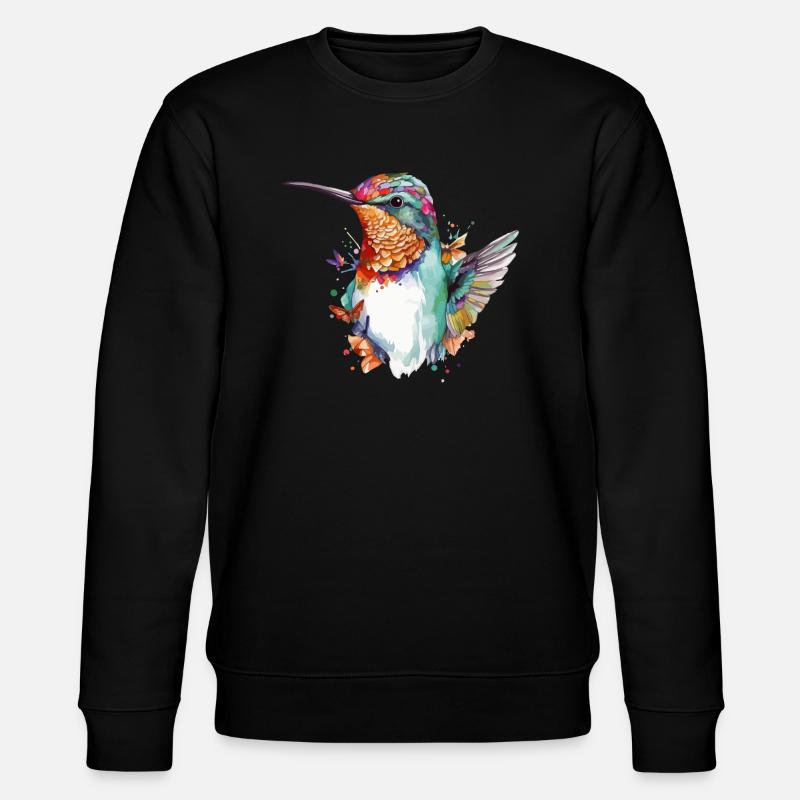 Mimi le colibri - Sweat bio CHANGER Stanley/Stella Unisexe - noir