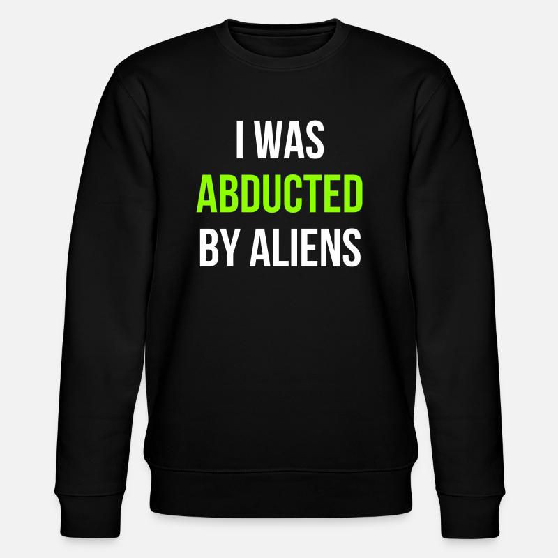 Alien UFO anglais - Sweat bio CHANGER Stanley/Stella Unisexe - noir