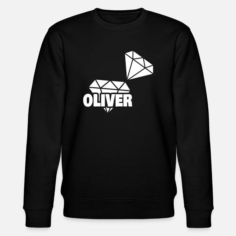 Oliver als Kostbar - Stanley/Stella Unisex Bio-Sweatshirt CHANGER  - Schwarz