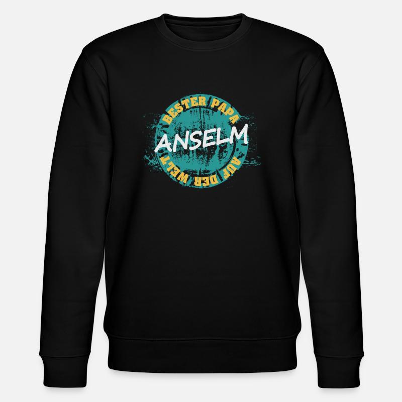 Fête des pères Anselme - Sweat bio CHANGER Stanley/Stella Unisexe - noir
