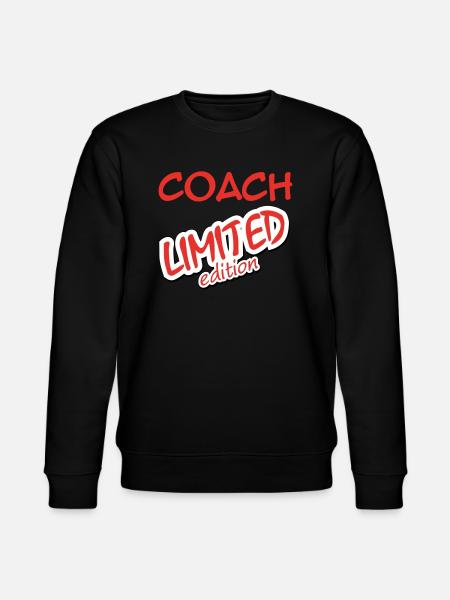 COACH LIMITIERTE AUFLAGE - Stanley/Stella Unisex Bio-Sweatshirt CHANGER  - Schwarz