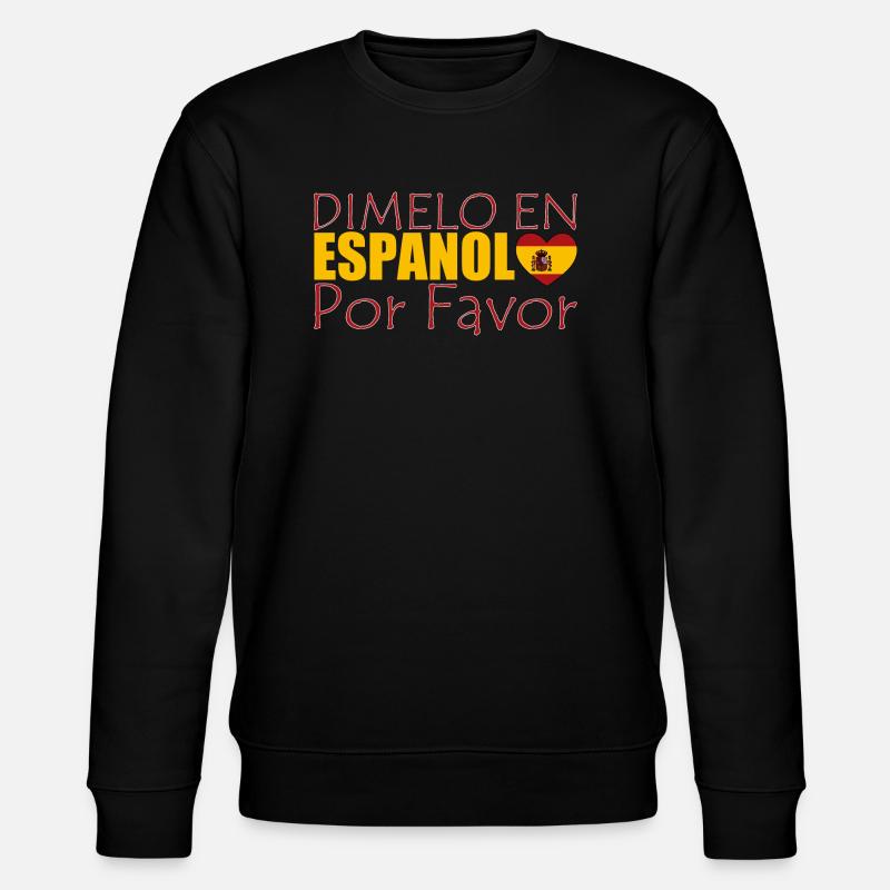 Espagnol Professeur d’espagnol Langue - Sweat bio CHANGER Stanley/Stella Unisexe - noir