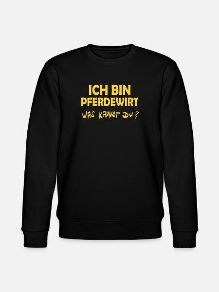 Beruf Pferdewirt - Stanley/Stella Unisex Bio-Sweatshirt CHANGER - Schwarz