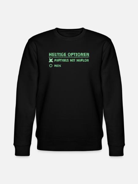 First name marlon - Stanley/Stella CHANGER Unisex Organic Sweatshirt - black