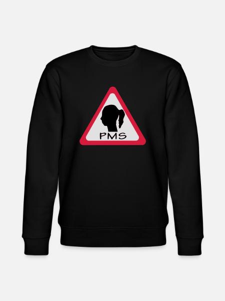 pms warning - Stanley/Stella CHANGER Unisex Organic Sweatshirt - black