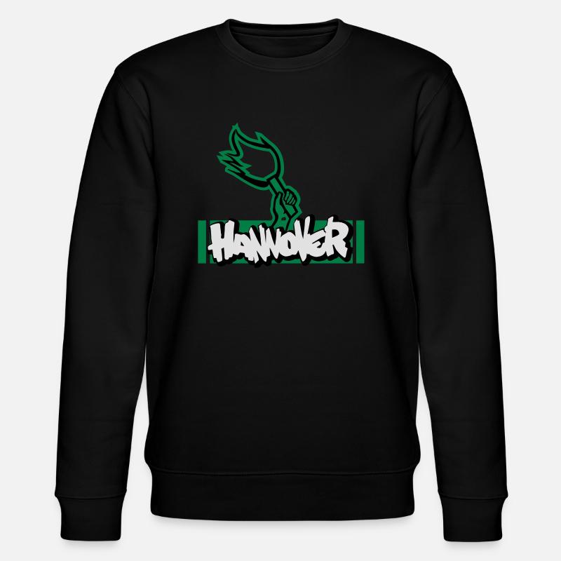 Hannover - Pyro - Stanley/Stella Unisex Bio-Sweatshirt CHANGER  - Schwarz