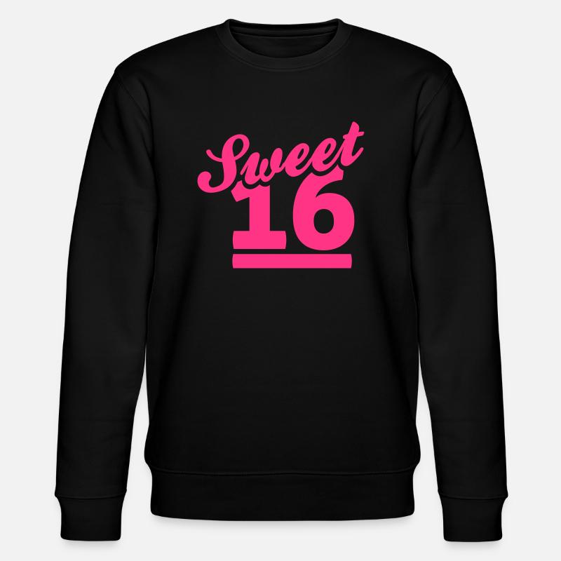 sweet 16 - Stanley/Stella Unisex Bio-Sweatshirt CHANGER  - Schwarz