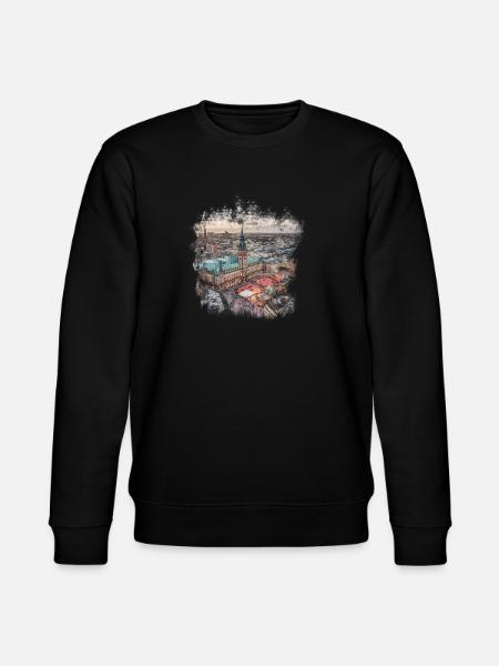 Hambourg - Sweat bio CHANGER Stanley/Stella Unisexe - noir