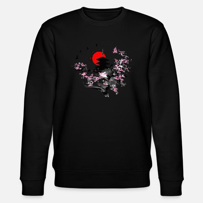 KETTE X Brompton Sakura - Stanley/Stella Unisex Bio-Sweatshirt CHANGER  - Schwarz