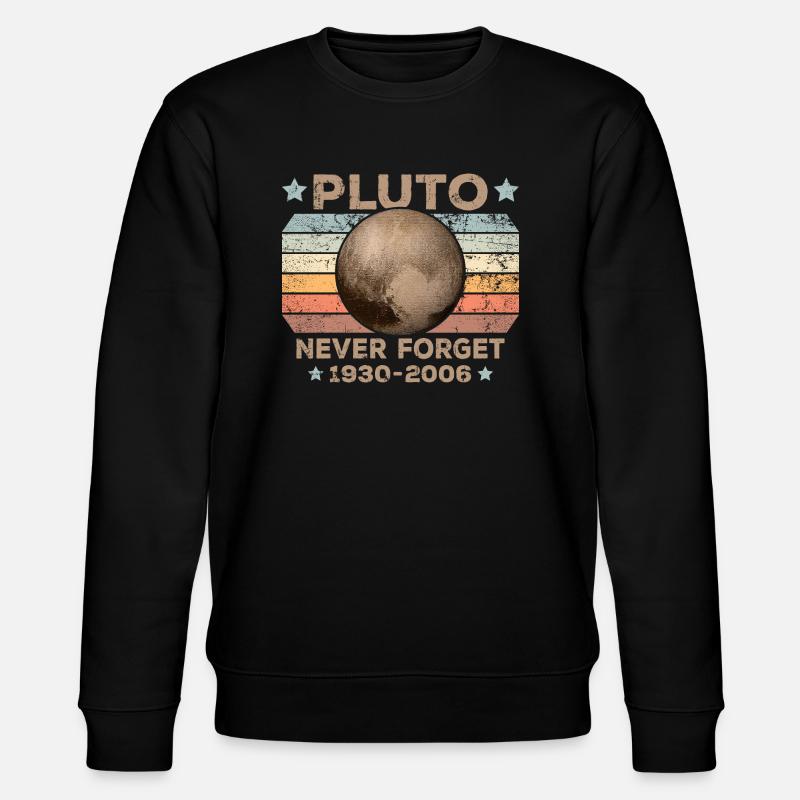 Pluton Never Forget Astronomie - Sweat bio CHANGER Stanley/Stella Unisexe - noir