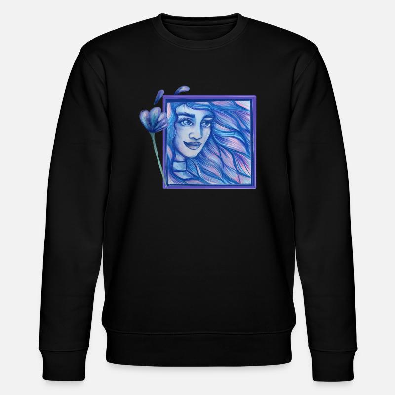 Déesse du vent Bleu - Sweat bio CHANGER Stanley/Stella Unisexe - noir