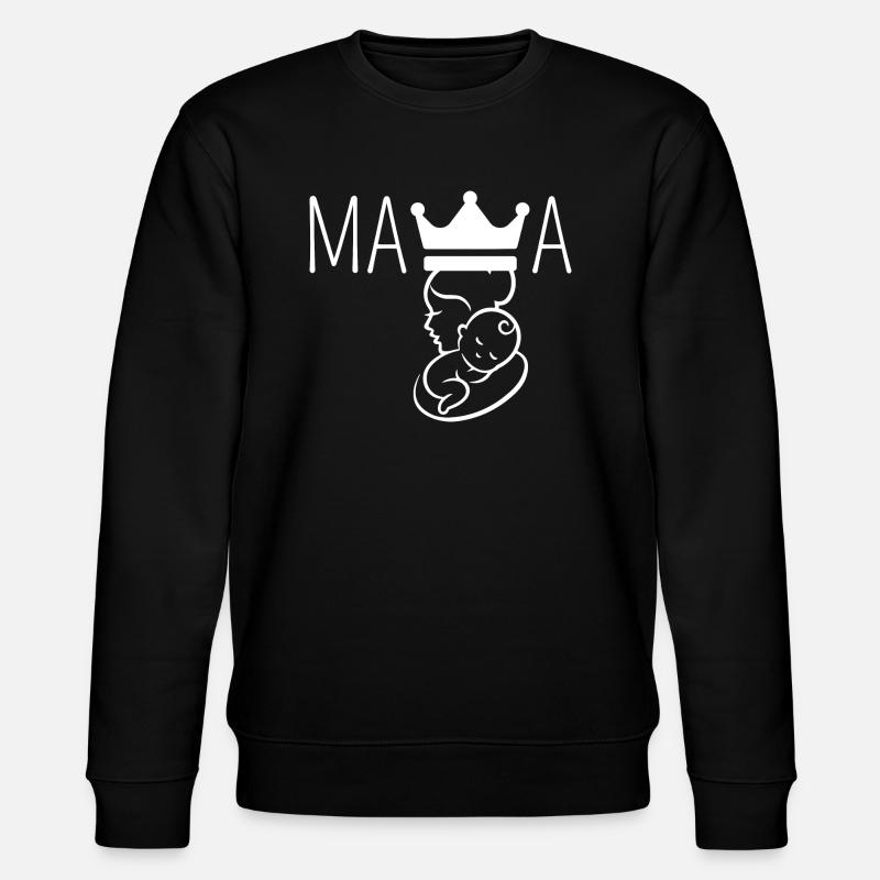 mama couronne - Sweat bio CHANGER Stanley/Stella Unisexe - noir