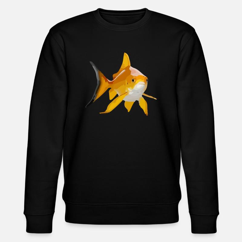 Goldfisch - Stanley/Stella Unisex Bio-Sweatshirt CHANGER  - Schwarz