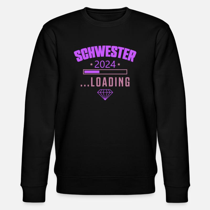 schwester 2024 loading - Stanley/Stella Unisex Bio-Sweatshirt CHANGER - Schwarz