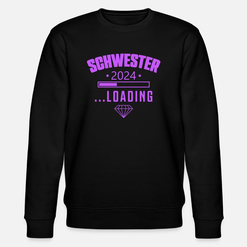 schwester 2024 loading - Stanley/Stella Unisex Bio-Sweatshirt CHANGER - Schwarz