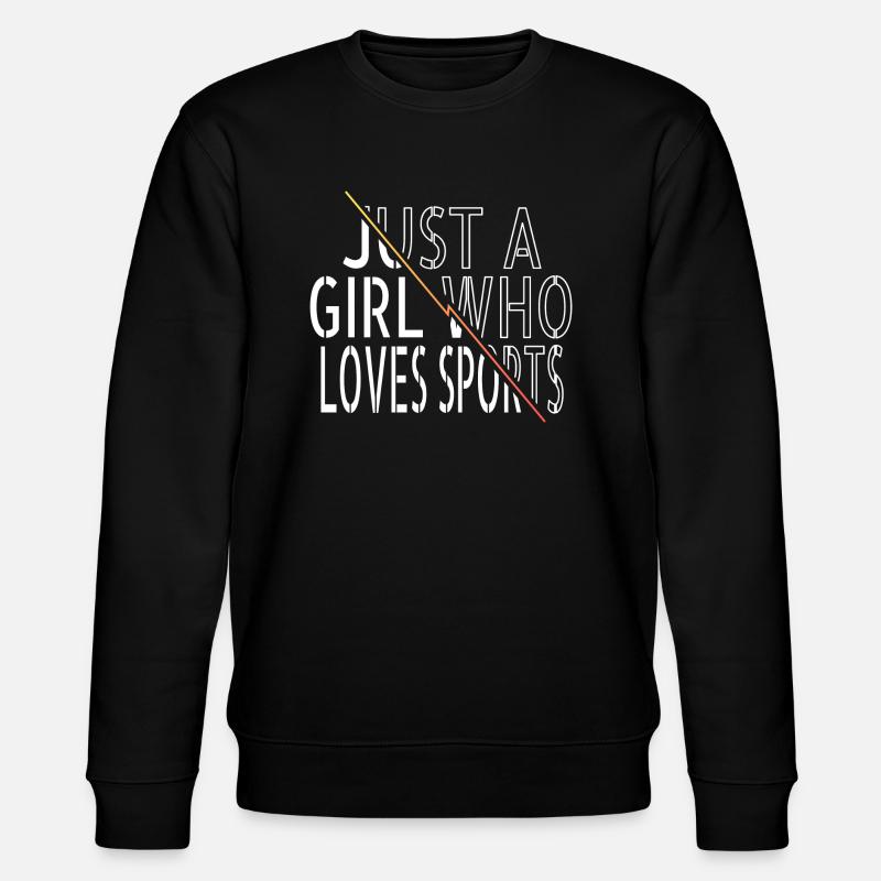 awesome snowboarding jokes graphic white - Stanley/Stella CHANGER Unisex Organic Sweatshirt - black