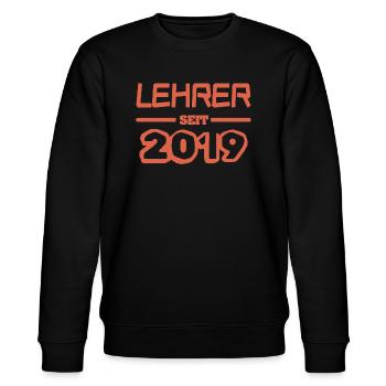 2019 - Stanley/Stella Unisex Bio-Sweatshirt CHANGER  - Schwarz - Vorne - Nik (191cm) & Marisol (170cm)