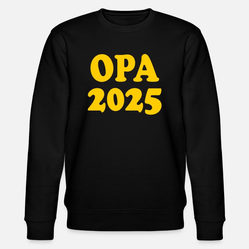 Opa 2025 - Stanley/Stella Unisex Bio-Sweatshirt CHANGER  - Schwarz