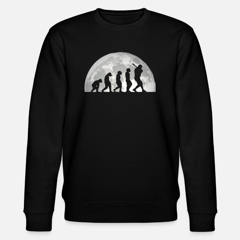 Joueur de baseball Evolution Baseball - Sweat bio CHANGER Stanley/Stella Unisexe - noir