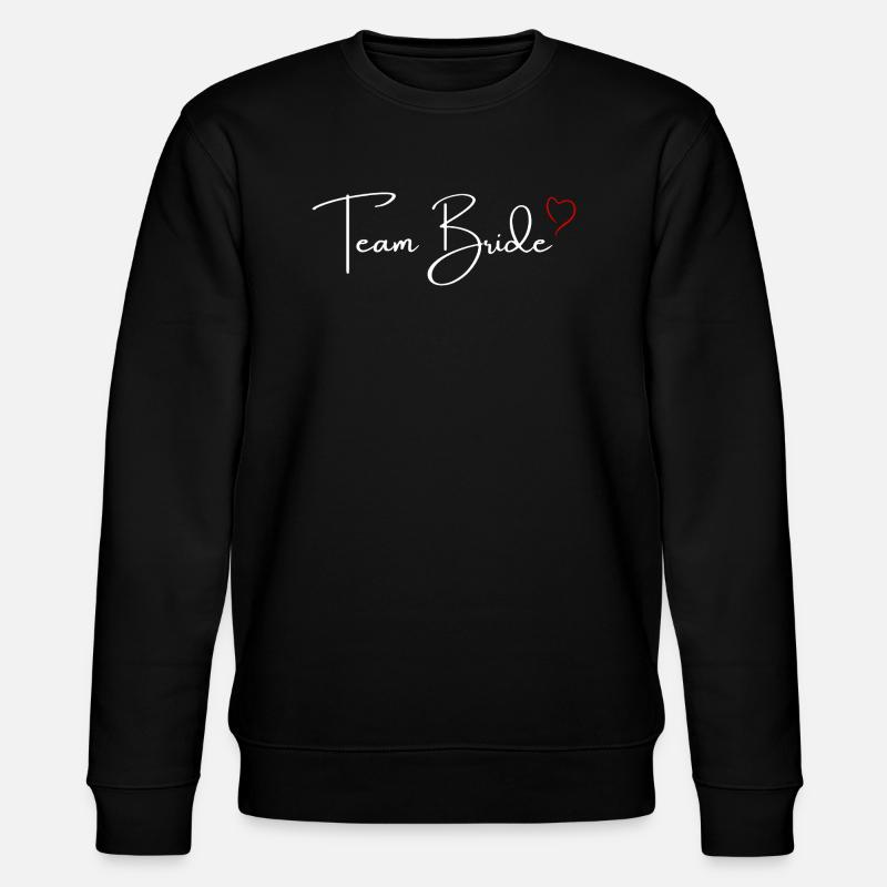 Team bride coeur rouge - Sweat bio CHANGER Stanley/Stella Unisexe - noir