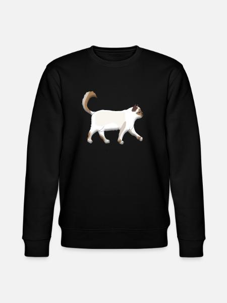 Sacred Birman goes - Stanley/Stella CHANGER Unisex Organic Sweatshirt - black