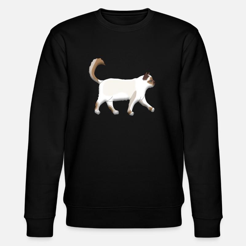 Sacred Birman goes - Sweat bio CHANGER Stanley/Stella Unisexe - noir