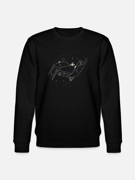 Iceland Psychedelic - Stanley/Stella CHANGER Unisex Organic Sweatshirt - black